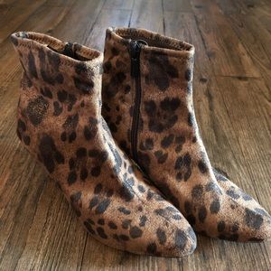 Leopard Booties